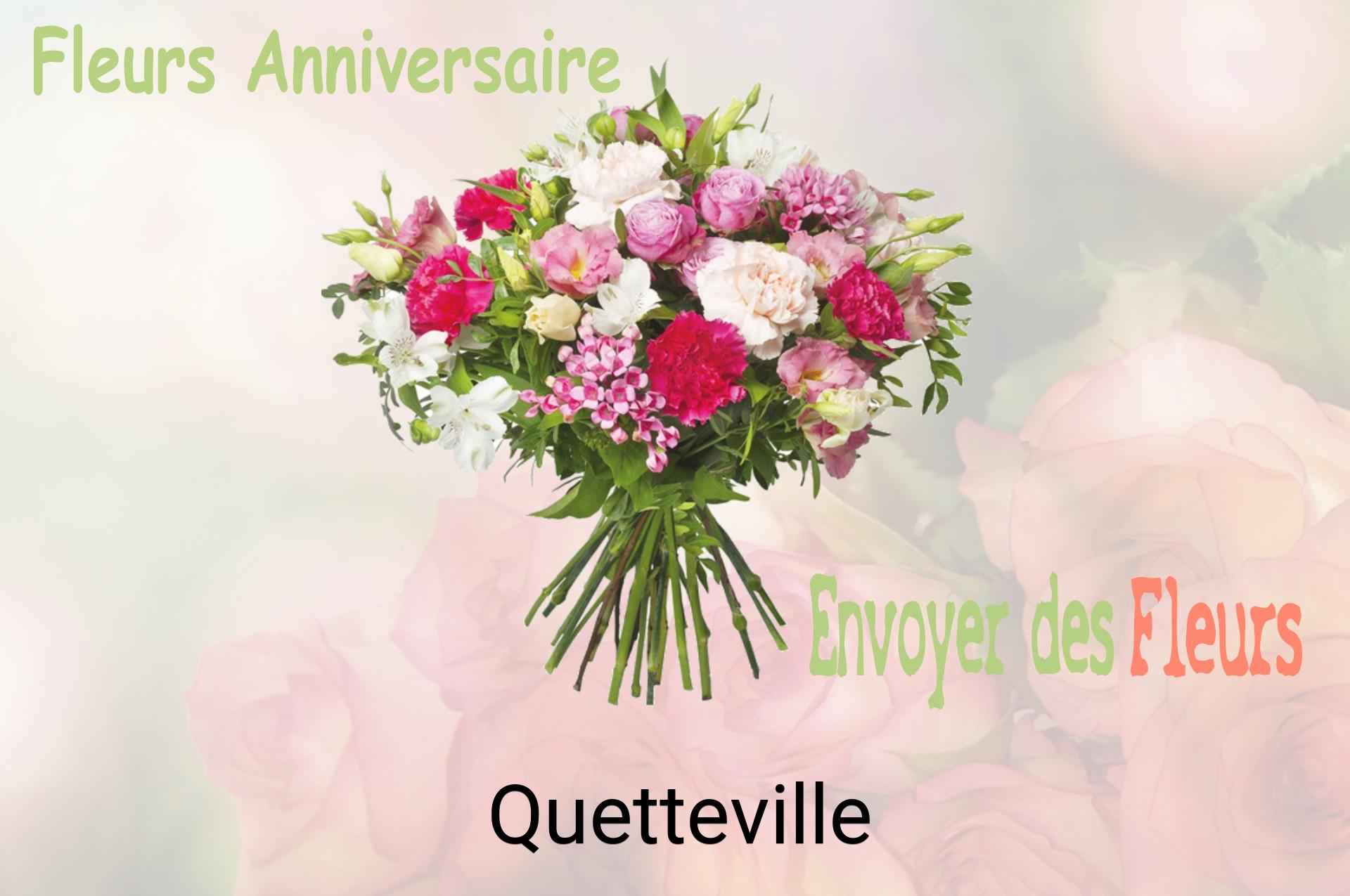 Bouquet de fleurs d’anniversaire livré à Quetteville